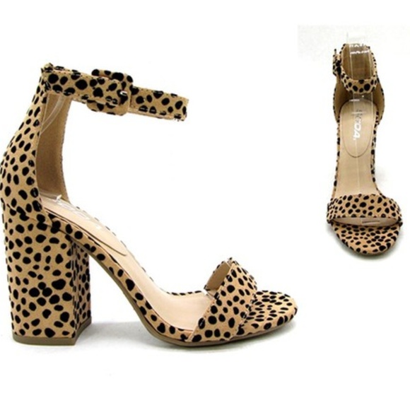 Cheetah Print block heel - Picture 7 of 7